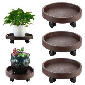 8 Pack Plant Caddy with Wheels Heavy Duty 12.2 Inch Plant Dolly with Locking Casters Rolling Plant Stand for Indoor Outdoor, Brown 8 Pack Plant Caddy with Wheels Heavy Duty 12.2 Inch Plant Dolly with Locking Casters Rolling Plant Stand for Indoor Outdoor, Brown